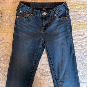 True Religion Jeans Women 27 Blue Becca Bootcut Mid Rise Denim Stretch